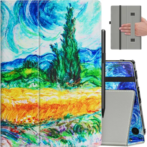 Miniatura 15 de VORI Funda para tableta Amazon Kindle Fire HD 10 (13ª/11ª generación 2023/2021) y Fire HD 10 Plus – Funda plegable delgada con función