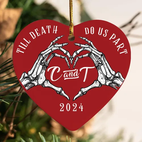 Miniatura 16 de Adorno personalizado de cerámica para parejas, adornos personalizados, regalo romántico de boda, regalo romántico para parejas, regalos de despedida