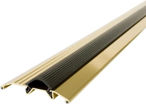 Miniatura 9 de M-D Building Products 10116 3-3/4 pulgadas x 3/4 pulgadas x 36 pulgadas. Umbral de perfil bajo resistente de aluminio bronce y vinilo