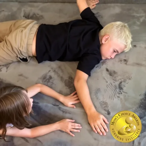 Miniatura 6 de Hakuna Matte - Alfombra de juego prémium para bebé de terciopelo coral ultrasuave con espuma viscoelástica, antideslizante, resistente al agua, 60 x