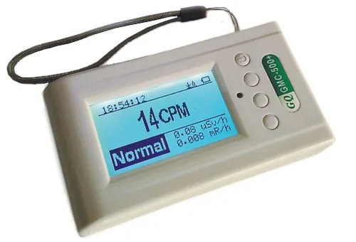 Miniatura 2 de GQ GMC-500+ (Plus) - Contador Geiger detector de radiación nuclear, monitor beta gamma, dosímetro de rayos X