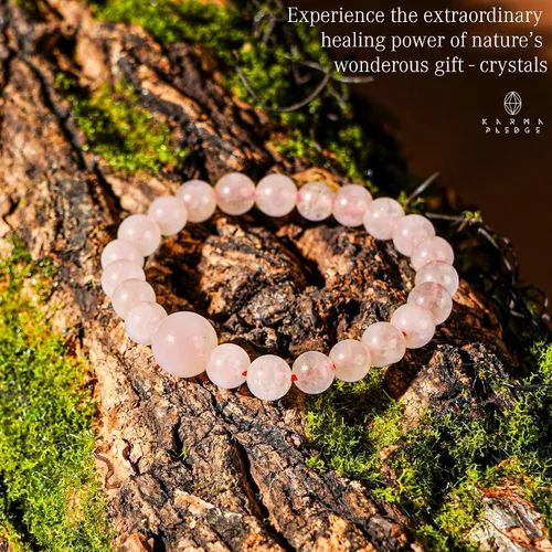 Miniatura 5 de Pulseras de cristal curativo para mujeres y hombres, espiritual, energía positiva y equilibrio, pulseras de cuentas de cristal natural hechas a mano
