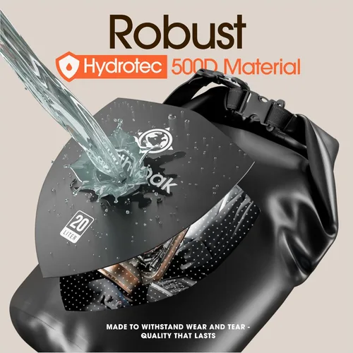 Miniatura 4 de Earth Pak Bolsa Seca Impermeable - Mochila Impermeable de Cierre Enrollable Superior Mantiene el Equipo Seco para Kayak con Funda Impermeable