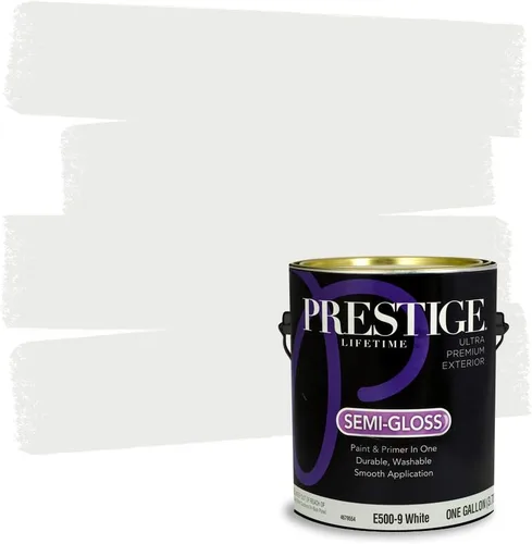 Miniatura 6 de PRESTIGE Paints - Pintura interior e imprimación en uno, 1 galón, satinado, blanco