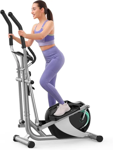 Dripex - Máquina elíptica elíptica magnética para el hogar, máquinas elípticas hipersilenciosas con volante de inercia de 13.2 libras, 16 niveles de