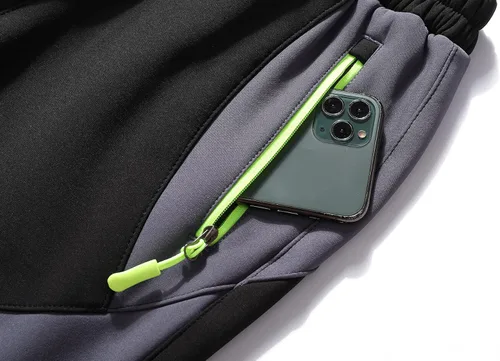 Miniatura 4 de Lelaki Pantalones de esquí de nieve impermeables para niños, pantalones de senderismo para exteriores, pantalones cálidos con forro polar