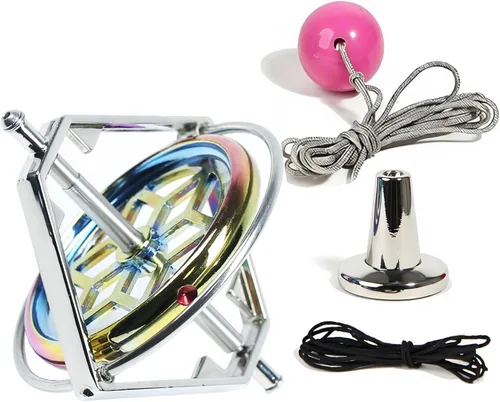 Miniatura 8 de Joytech Giroscopio de precisión de metal antigravedad, juguete de equilibrio giratorio, regalo educativo AG002