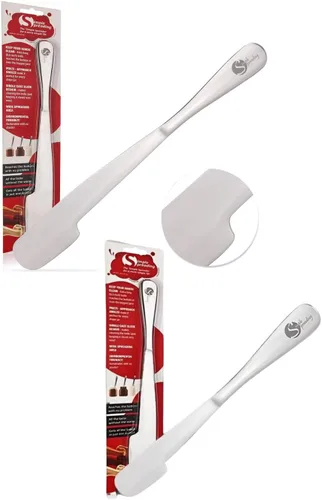 Miniatura 9 de Simple preading Cuchillo esparcidor de acero inoxidable: espátula para mantequilla de maní, gelatina, chocolate, mermelada de fresa. 11.5