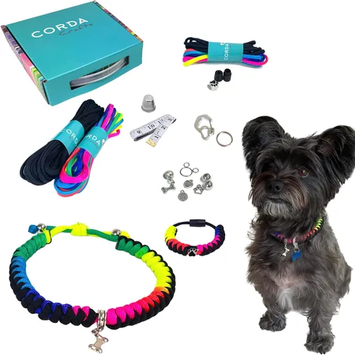 Miniatura 16 de CORDA Crafts - Kit de cuerda de paracaídas - Accesorios completos para hacer collar de perro y pulsera a juego del dueño - Tutorial en video fácil