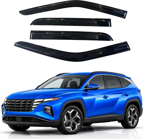 Miniatura 233 de Visor para ventana IG para Hyundai Venue 2020-2023, protector contra la lluvia, adhesivo extra duradero, deflector de viento para lado