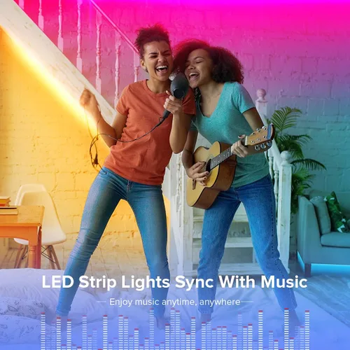Miniatura 3 de BTF-LIGHTING RGBW Bluetooth Music APP Tira de luces LED RGB+blanco cálido 3000K 4 colores en 1 tira de luces LED que cambian