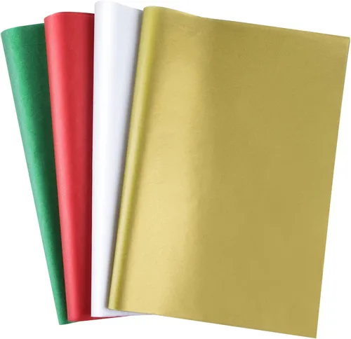Miniatura 12 de MIAHART 60 hojas de papel de seda de Navidad de 19.7 x 13.8 in, papel de regalo de Navidad para bricolaje y manualidades, bolsas de regalo