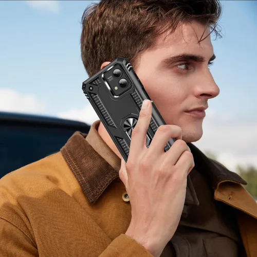 Miniatura 7 de Yiakeng Funda para Moto G Stylus 5G 2023, Motorola G Stylus 5G 2023 con protector de pantalla HD, fundas protectoras de grado militar con anillo
