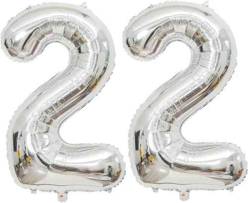 Miniatura 5 de Globo grande de 40 pulgadas con letras del número 6, letras del alfabeto, Mylar de aluminio, globos de helio con números grandes para cumpleaños