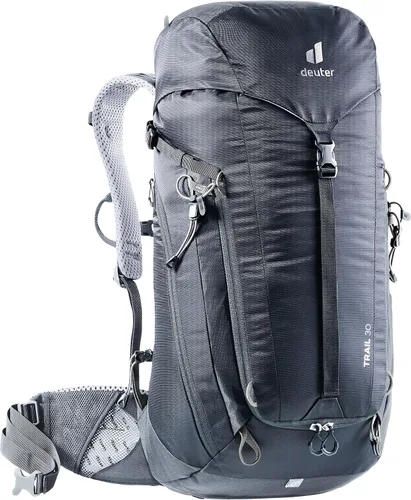 Miniatura 12 de Deuter Mochila Trail de 30L para ciclismo, senderismo y senderismo con ajuste estrecho, marco en U y transpirabilidad superior, almendra-profundo