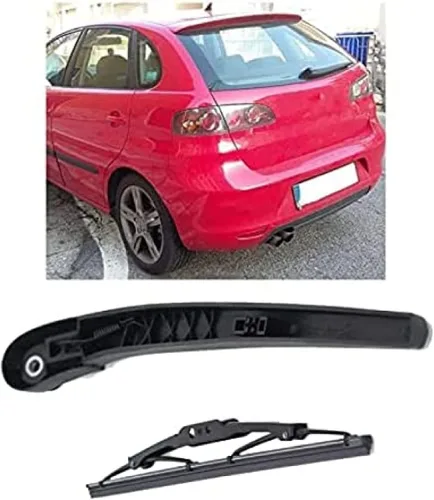 Miniatura 5 de Juego de limpiaparabrisas trasero, apto para Seat Ibiza 6L 2002 2003 2004 2005 2006 2007 2008 2009 2010 2 piezas/1 juego de limpiaparabrisas trasero