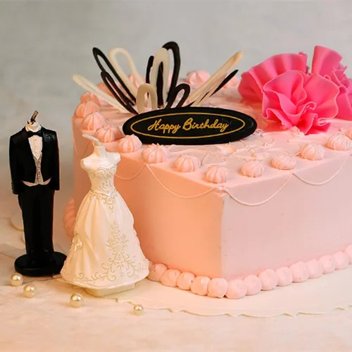 Miniatura 5 de 2 Uds 3D Novia y Novio Herramientas de Silicona para Hornear Fondant Molde de Chocolate Dulces Azúcar Artesanía Molde DIY Decoración de Pasteles
