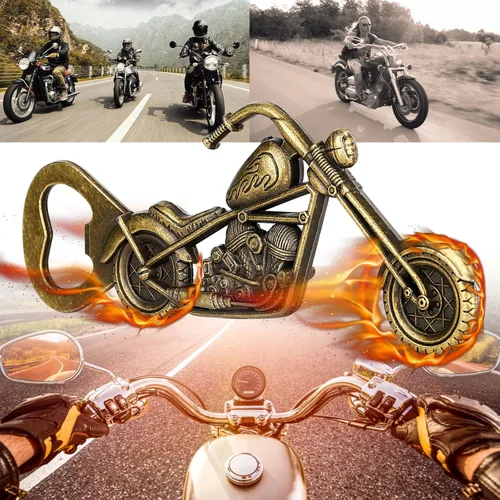 Miniatura 3 de Abrebotellas de cerveza para motocicletas, regalos de cumpleaños y Navidad para hombres, mujeres, marido, novio, regalos de cerveza para hombres