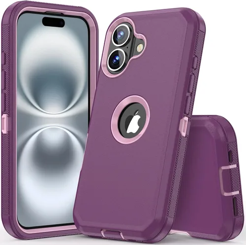 Miniatura 21 de COOYA Funda para iPhone Air de Protección Completa del Cuerpo contra Caídas, Funda Resistente a Prueba de Golpes de 3 Capas, Híbrida de Servicio