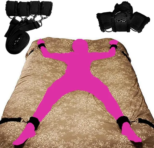 Miniatura 6 de Kit de restricciones sexuales BDSM, juguetes sexis para muñecas, para dormitorio de adultos, kit de amarres para adultos, herramientas para parejas