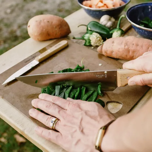 Miniatura 4 de OPINEL Parallele Trio - Juego de 3 cuchillos de cocina – Chef, tallado, juego de cajas de trío de cuchillos de pelar, cuchillas de acero inoxidable