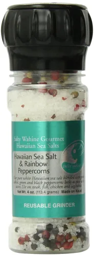 Miniatura 7 de Salty Wahine Gourmet Hawaiian Sea Salts Condimento para aves de corral de piña, 3 onzas