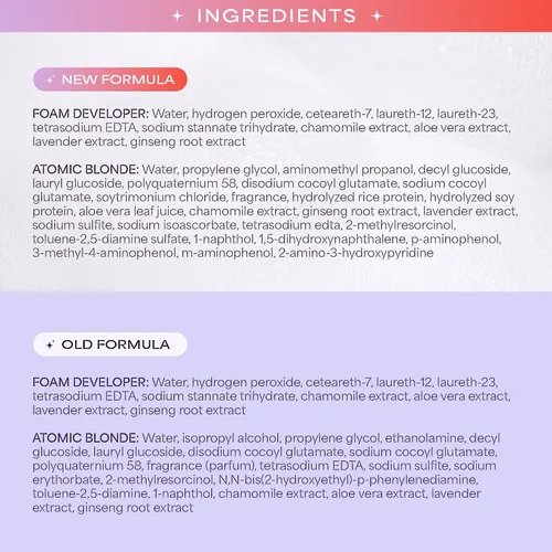 Miniatura 8 de Hally Hair Color Cloud - Tinte para el cabello (rubio atómico), color de cabello de espuma semipermanente para mujeres y hombres, kit de tinte
