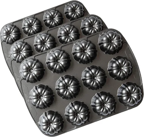 Miniatura 7 de Nordic Ware Brownie Bundt - Sartén para 3.75 tazas, grafito