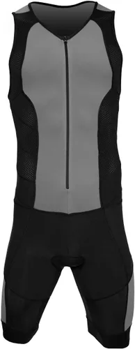 Miniatura 9 de Kona II - Traje de triatlón para hombre, sin mangas, con bolsillo de almacenamiento y cinturón de peto de carrera