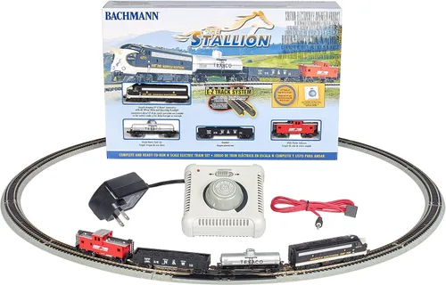 Miniatura 4 de Bachmann Trenes - Juego de tren eléctrico listo para funcionar The Stallion - Escala N