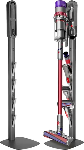 Haturi Soporte de vacío para Dyson Gen5 V15 V12 Detect V11 V10 V8 V7 V6, soporte de vacío y soporte de almacenamiento de metal con diseño de cable
