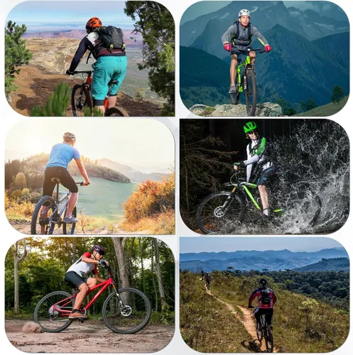 Miniatura 7 de BUCKLOS Horquilla MTB de Suspensión de Aire de 120mm para Viaje, 26/27.5/29, Ajuste de Rebote 1 1/8 Tubo Recto/Conico QR 9mm, Bloqueo Manual/Remoto