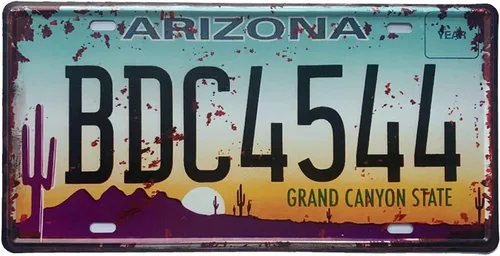 Miniatura 16 de Placa de matrícula de Wyoming de aluminio, placa decorativa de automóvil novedosa, placas de matrícula de 12"x6" para el frente del automóvil, placa