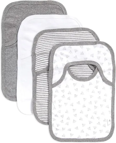 Miniatura 13 de Burt's Bees Baby Baberos unisex para bebé, trapos de baba de hombro de solapa, 100% algodón orgánico con baberos absorbentes de toalla de rizo Abeja