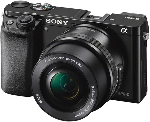 Miniatura 3 de Sony Alpha a6000 - Cámara sin espejo con lente de 0.630-1.969 in, color negro con bolsa suave, batería adicional, tarjeta de memoria de 64 GB