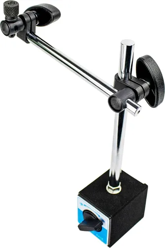 Miniatura 4 de HFS Soporte de base magnética R para indicador de dial de 132 lbs/60 kg Agujero de sujeción máximo de 0.315 in