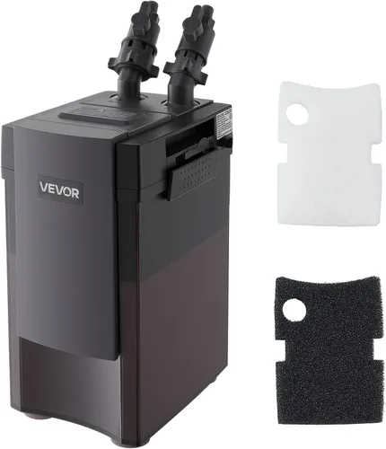 Miniatura 12 de VEVOR Filtro de recipiente de 224.5 GPH, filtro externo de acuario de 3 etapas con potente bomba, máquina de limpieza de circulación de agua