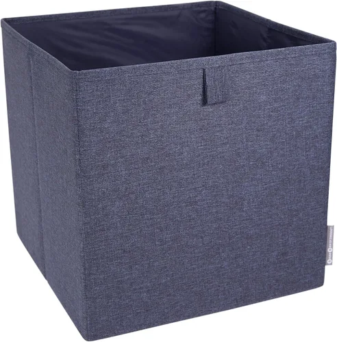 Miniatura 7 de Bigso Caja de almacenamiento plegable multiusos suave Cubo de almacenamiento de tela plegable para almacenamiento en estantes Cubo