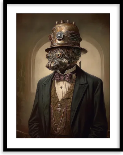 Miniatura 47 de Láminas de Arte de Retratos Victorianos de Star Wars - Impresión de Arte Fino Giclée Premium - Decoración de Pared Steampunk Estética, Póster Darth