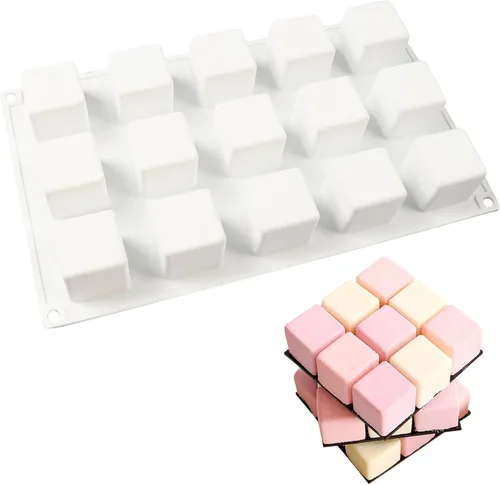Miniatura 38 de OCPO KITCHEN Moldes de silicona para hornear pasteles de mousse, molde de postre francés para pastelería, chocolate, cupcake, molde de helado, molde
