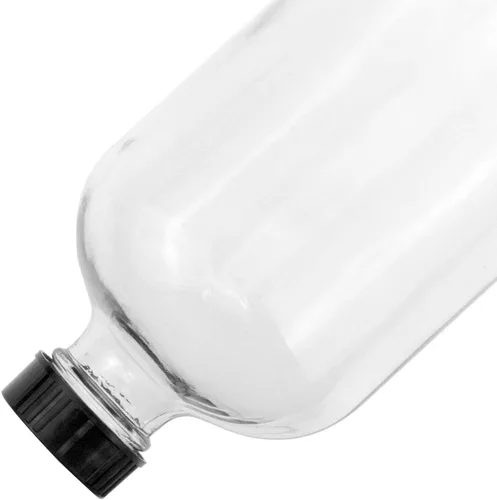 Miniatura 5 de Paquete de 9 botellas rociadoras de vidrio, botellas redondas Boston transparentes vacías de 16 onzas, recipiente recargable con rociador de gatillo