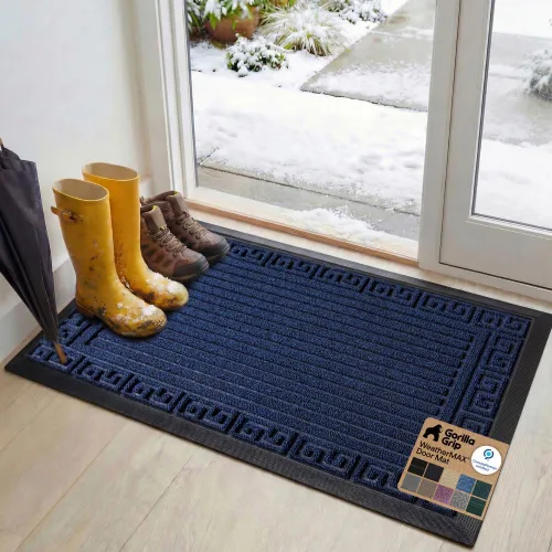 Miniatura 36 de Gorilla Grip - Tapete WeatherMax todoterreno 100% impermeable, caucho natural, resistente a manchas y decoloración, perfil bajo, interior y Grafito