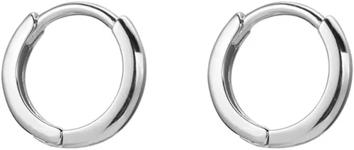 Aretes de aro pequeños minimalistas para mujeres y niñas, plata de ley 925, pulido dorado, mini arracadas para cartílago, hélix, envoltura fina,