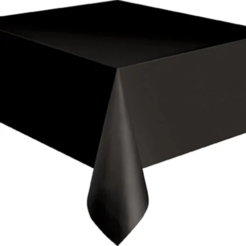 Miniatura 3 de Mantel rectangular de plástico sólido transparente (54 x 108 pulgadas), 1 unidad, diseño elegante y calidad premium, ideal para fiestas, eventos