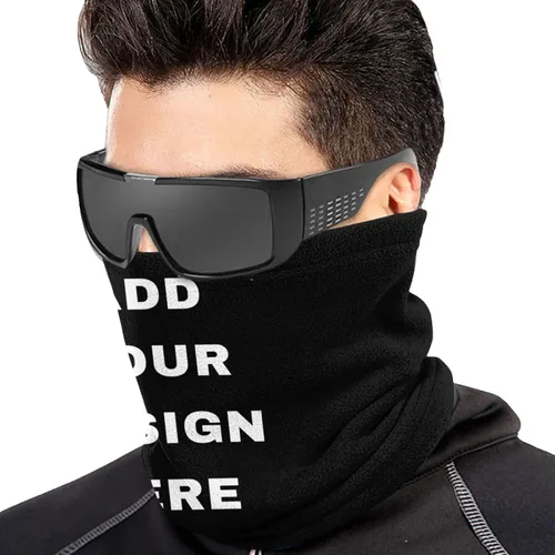 Miniatura 3 de Custom Face Mask Reusable for Men & Women,Personalized Microfiber Neck Warmer Neck Gaiter Face Mask Bandana Balaclava