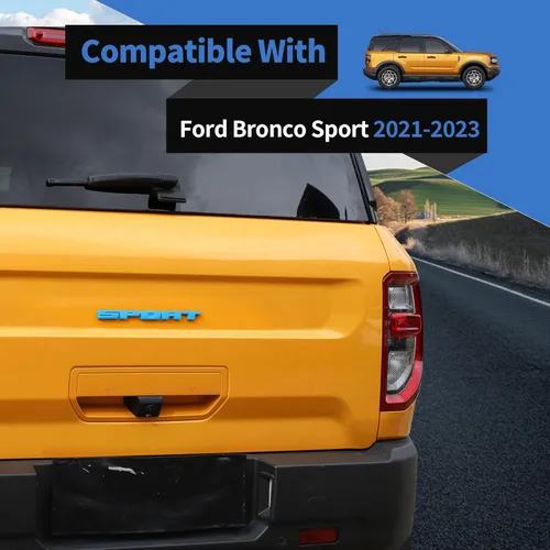 Miniatura 3 de Bronco Sport - Adhesivos para portón trasero de Bronco Sport para portón trasero de ABS, letras compatibles con accesorios Bronco Sport 2021 2022