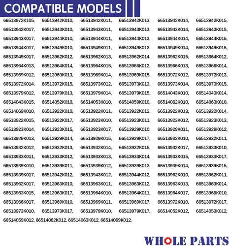Miniatura 7 de Conjunto de brazo rociador inferior para lavavajillas Whole Parts mejorado # W10195601 - Reemplazo y compatible con algunos lavavajillas Kenmore