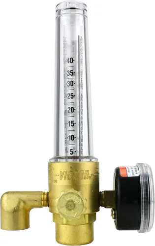 Miniatura 3 de VICTOR Regulador de caudalímetro para argón, argón/CO2 y helio. Para soldadores TIG y MIG, modelo: GRF400-580