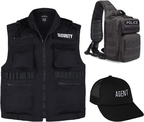 Miniatura 4 de Parches bordados de seguridad con , parche de seguridad de tela duradera para uniformes de guardia de oficiales, chaleco, chaqueta, portador