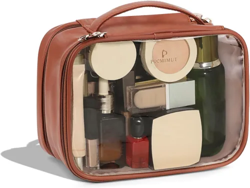Miniatura 13 de Pocmimut Mini Bolsa de Maquillaje, Bolsa de Maquillaje Transparente para Viaje, Bolsa de Aseo Personal, Monedero, Accesorios para Coche, Cosas